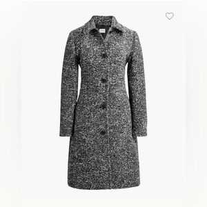 J. Crew Factory Bouclé Lady Day Coat